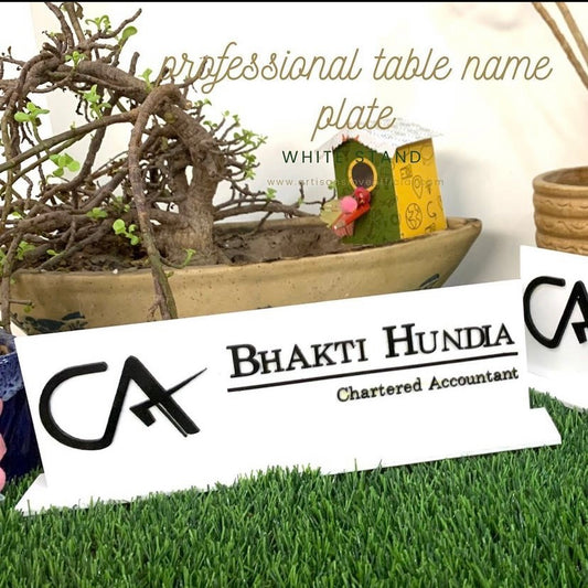 Profession Table Name plate