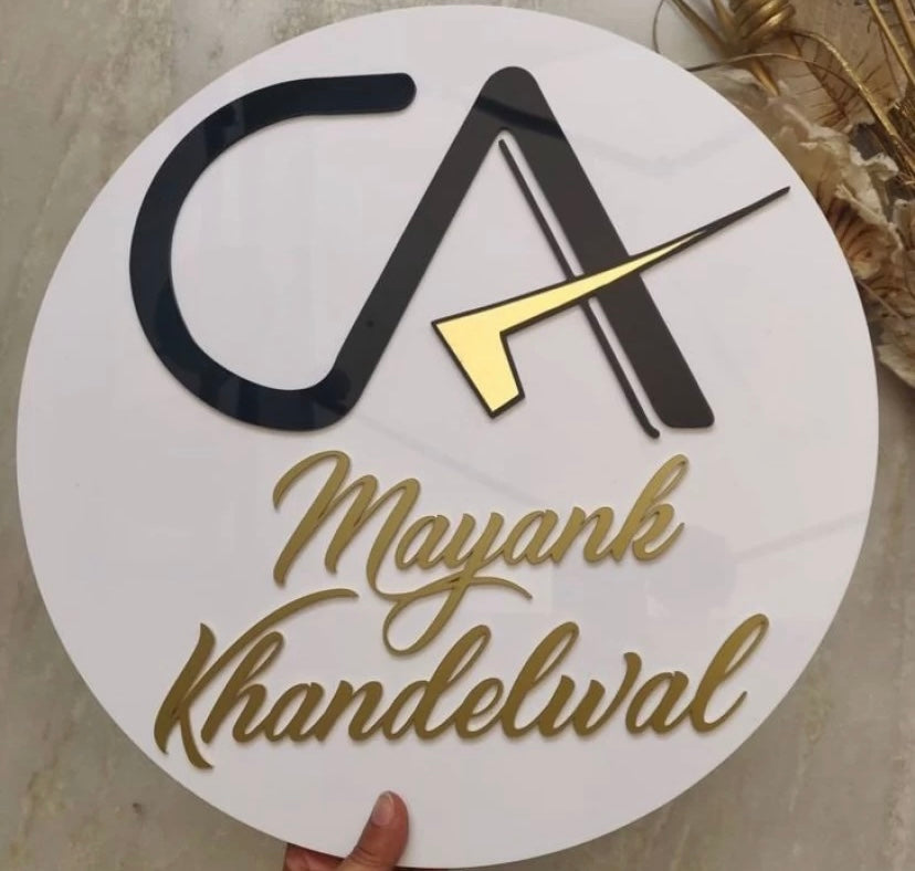 Office Name plate