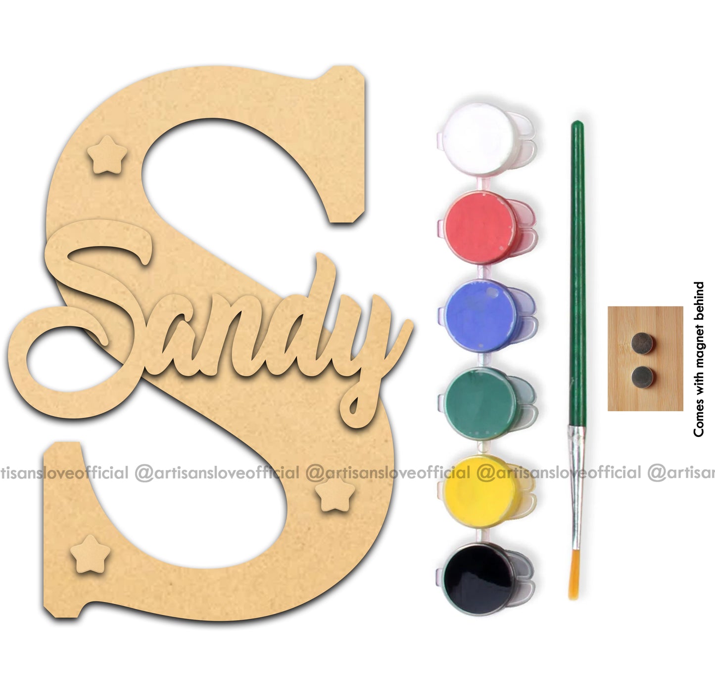 Initial Name - DIY Name Plate Kit