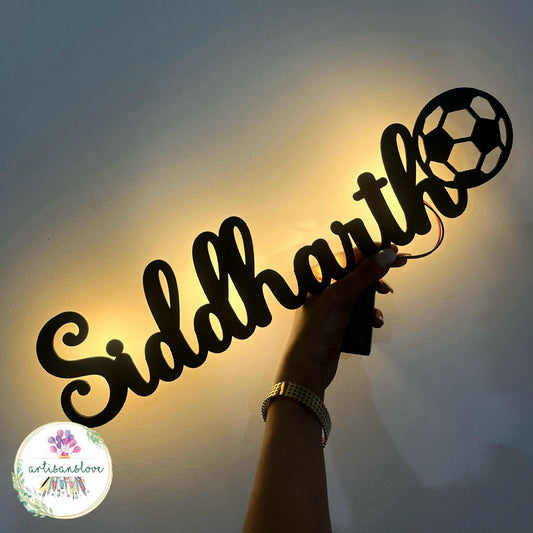 Wireless LED Name Plates