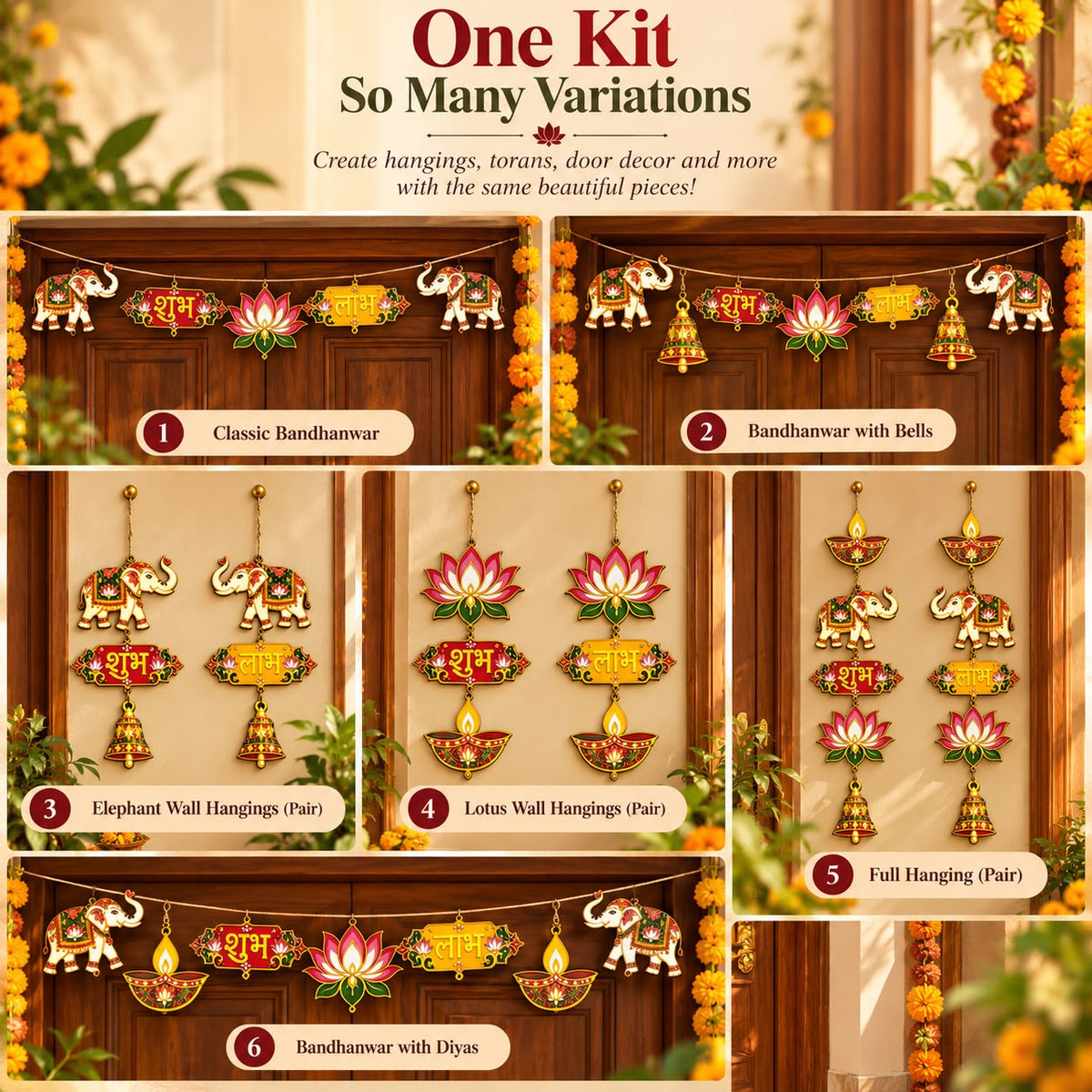 Shubh Labh Hanging | With Changeable Designs