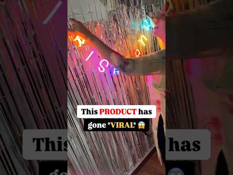 Custom neon light banner