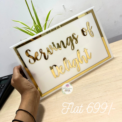 Office Name plate