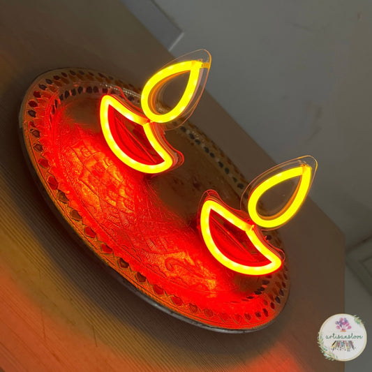 Wireless Neon Diya - Set of 2