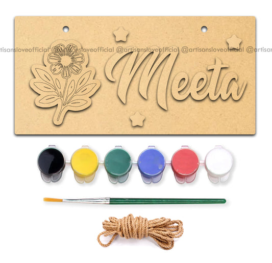 Flower - DIY Name Plate Kit