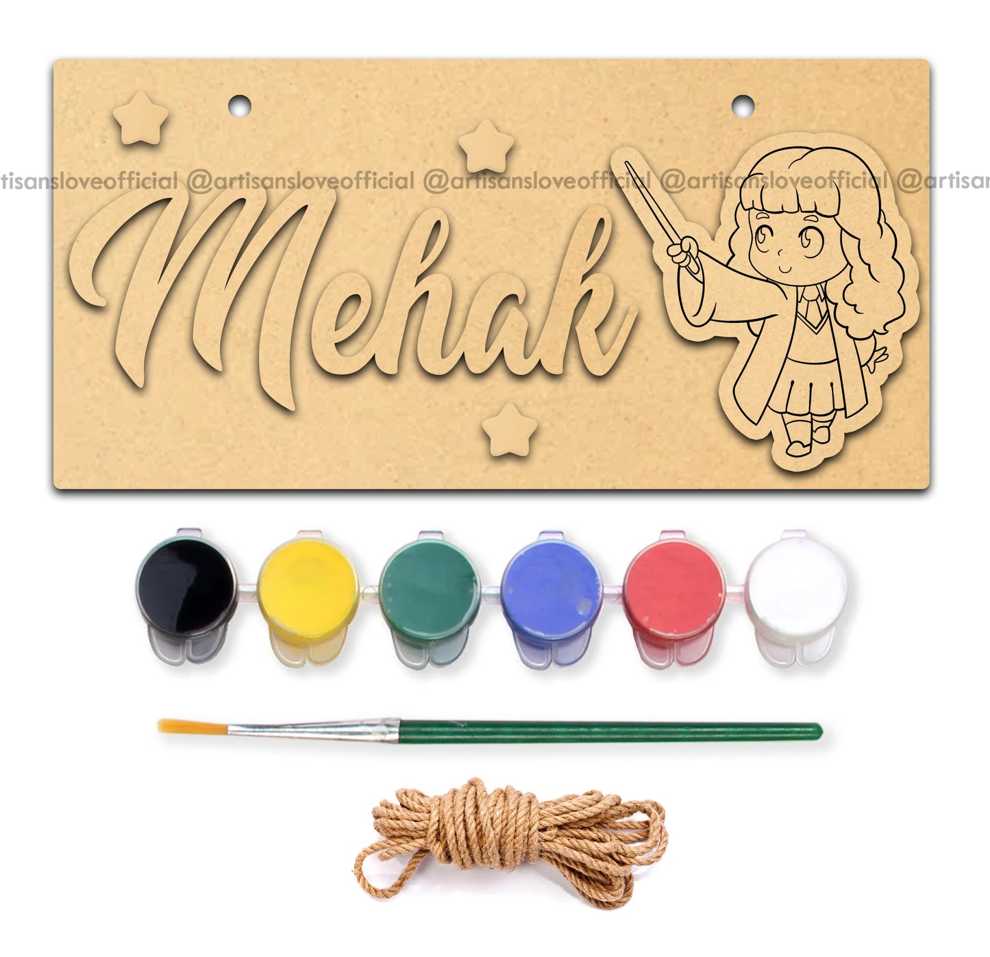 Hermione- DIY Name Plate Kit