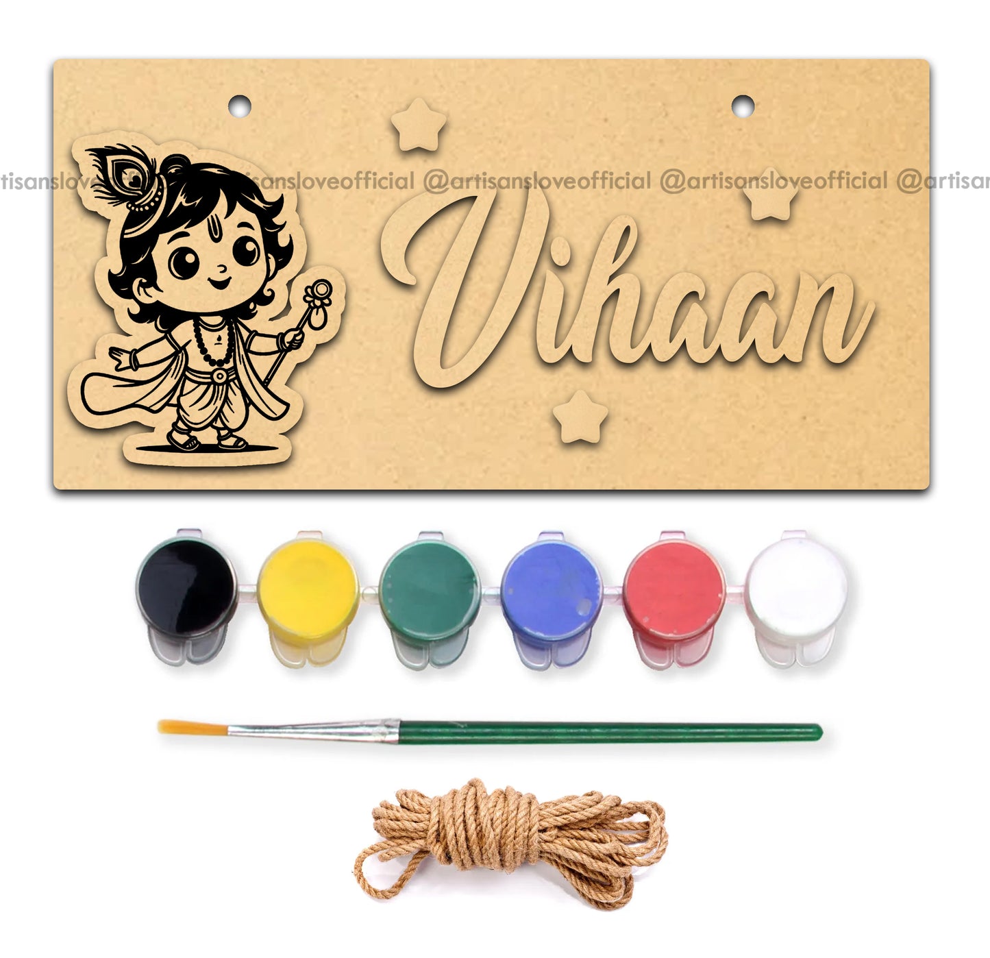 Krishna - DIY Name Plate Kit